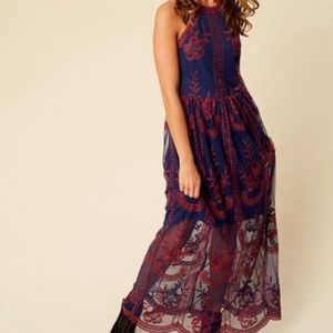 Alter’d State Onawei Lace Overlay Dress